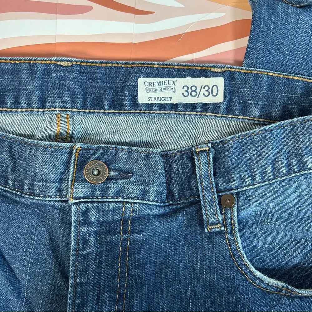 Daniel‎ Cremieux Blue Denim Straight Leg Men’s Jeans Size 38/30